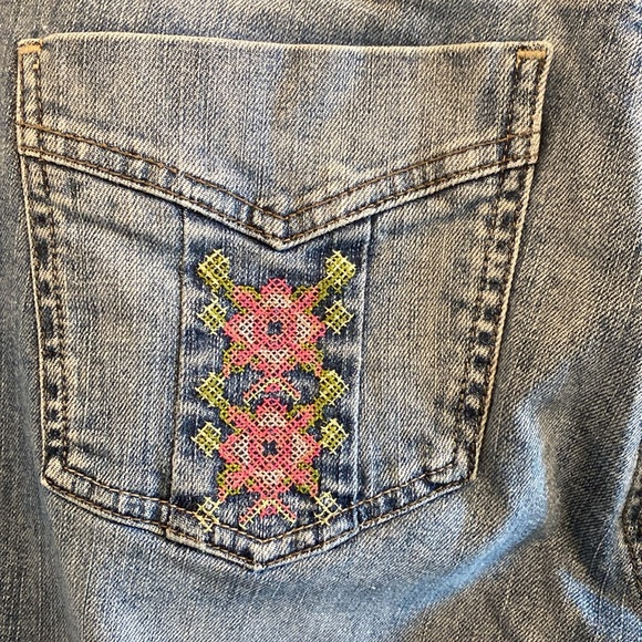 DKNY wide leg cropped jeans - Picture 4 of 4